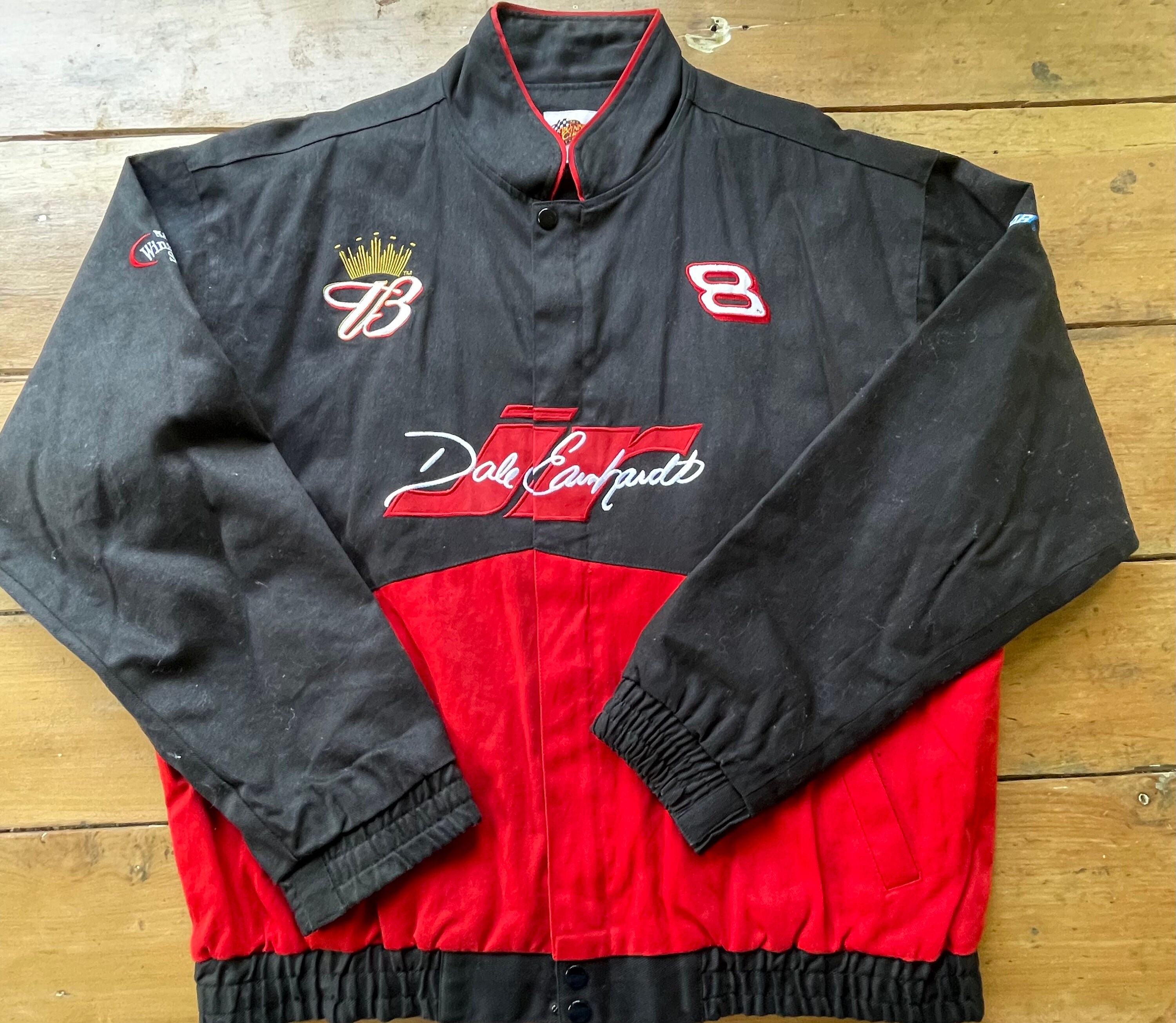 Etsy Vintage Chase Earnhardt - Jr Bud Size Cup Racing XL Winston Authentics Zippered Jacket Dale