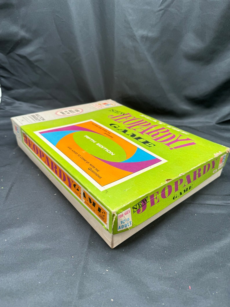 Vintage Home Version of the TV Jeopardy Game, Fifth Edition No. 4457 ...