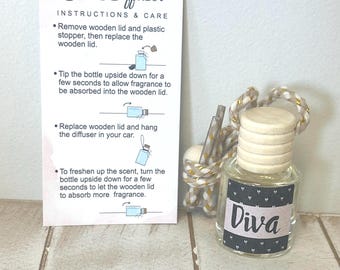 Hanging Car Diffuser - Diva
