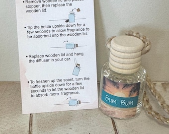 Hanging Car Diffuser - Bum Bum