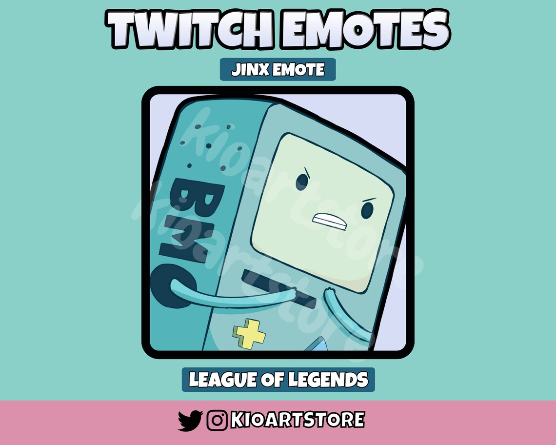 BMO Emote Angry BMO Twitch Discord Youtube Emote Etsy