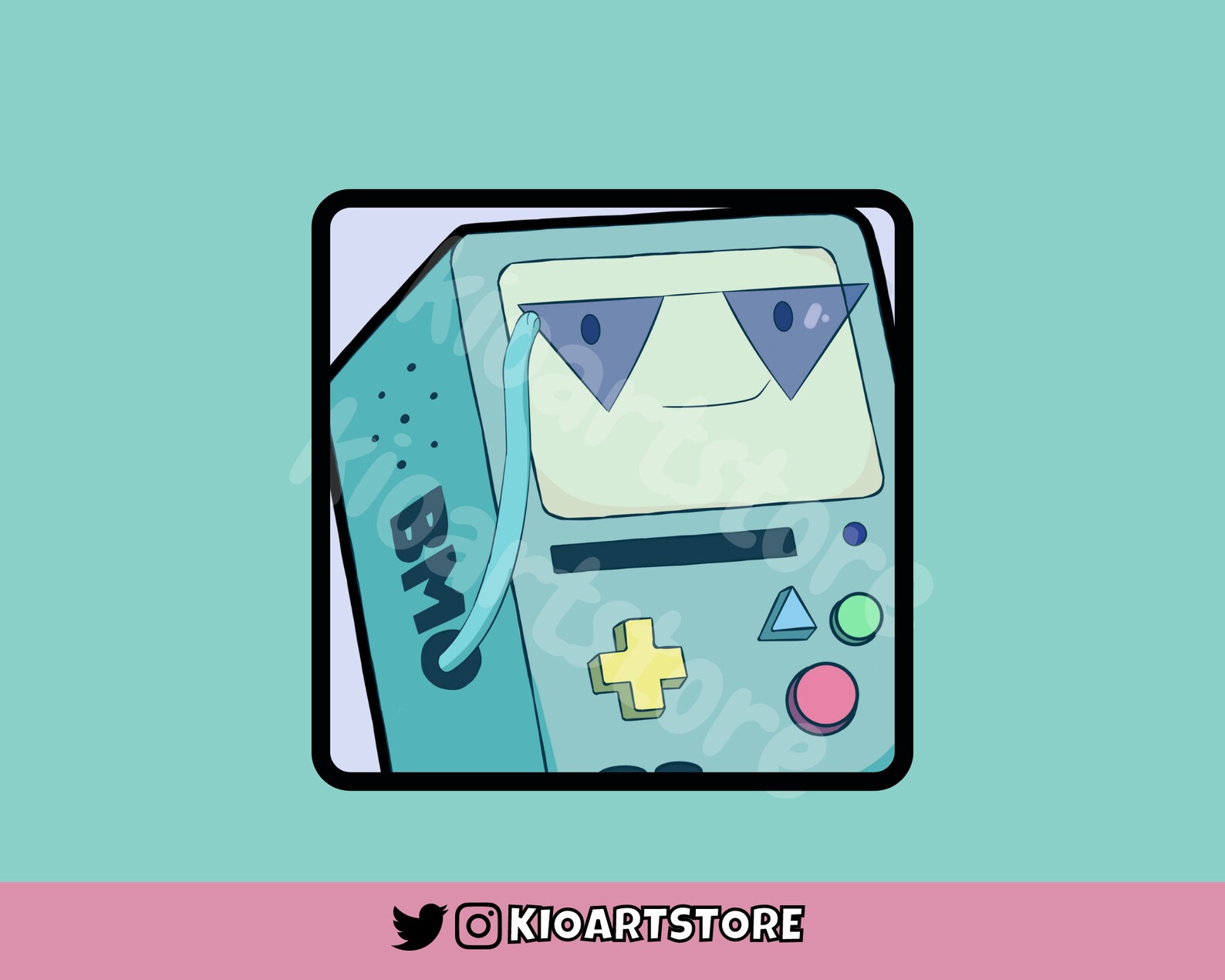 BMO Emotes Adventure Time Twitch Discord Youtube Etsy Norway