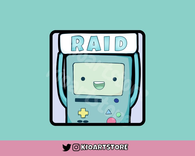 BMO Emotes Adventure Time Twitch Discord Youtube Etsy Australia