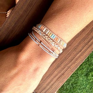Beautiful beaded wrap bracelet