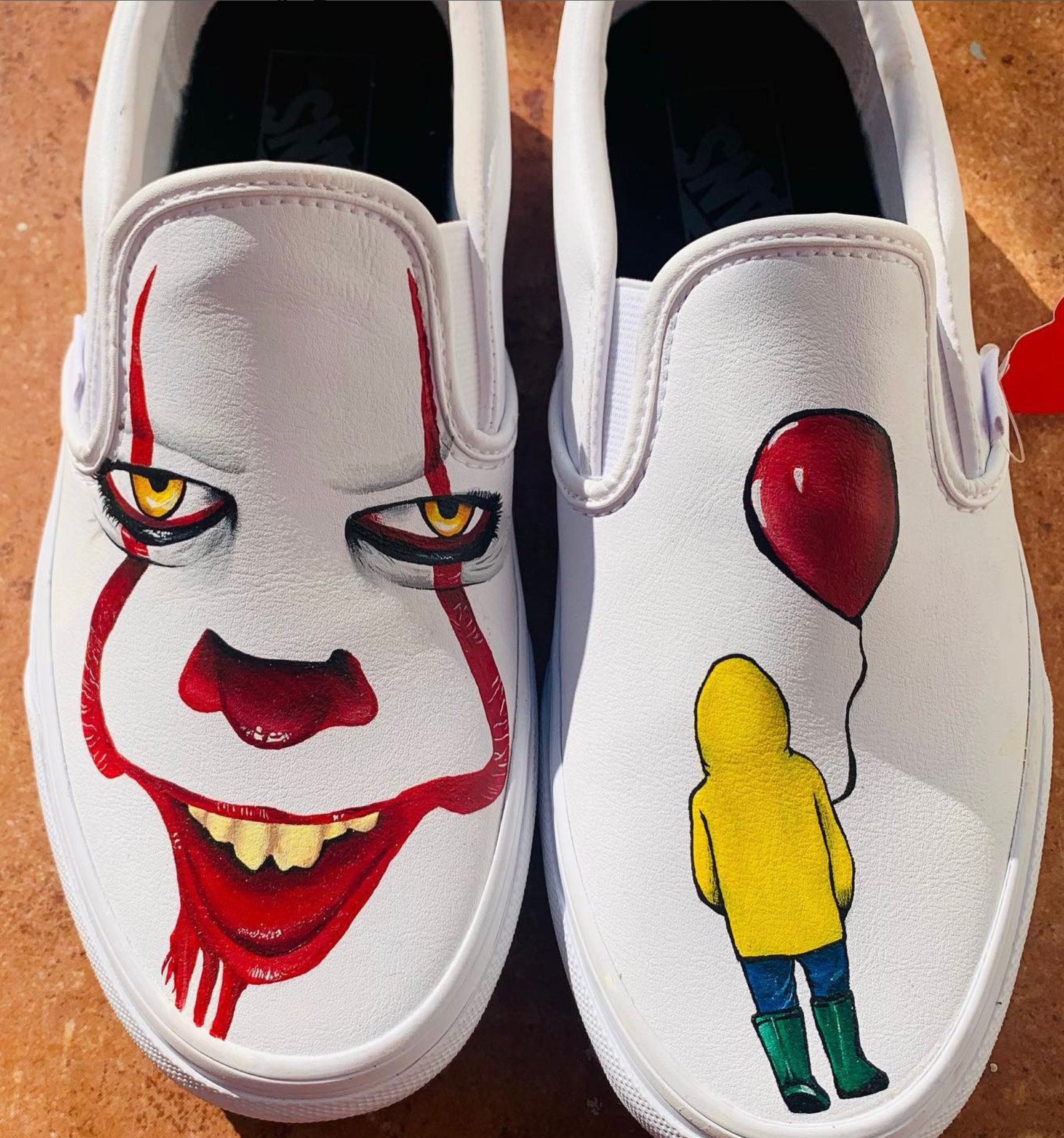 Vans Clown Shoes - Etsy