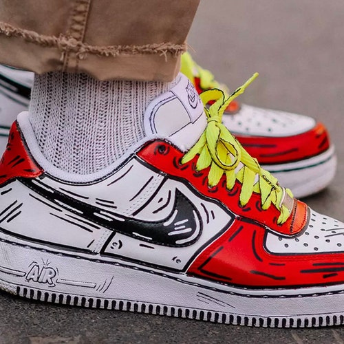 shoe painting ideas air force 1
