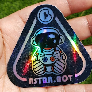 Astra.Not Holographic Sticker
