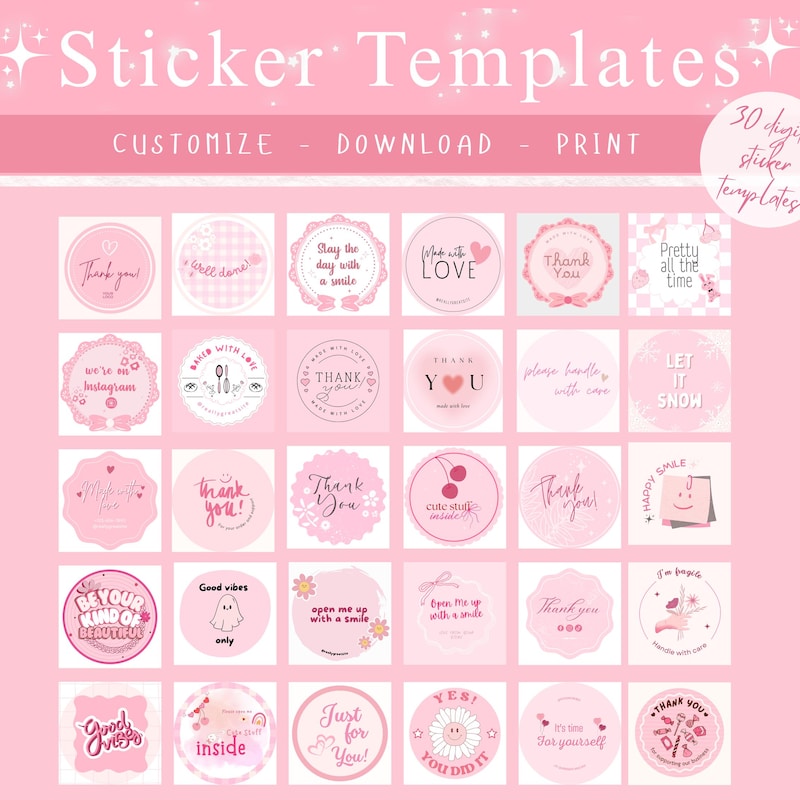 Rosa Powerpoint Sticker Stickers rosa - Etsy México