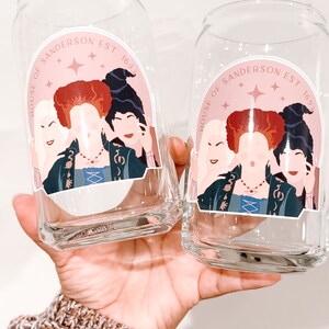 Witch Sisters Glass Cup
