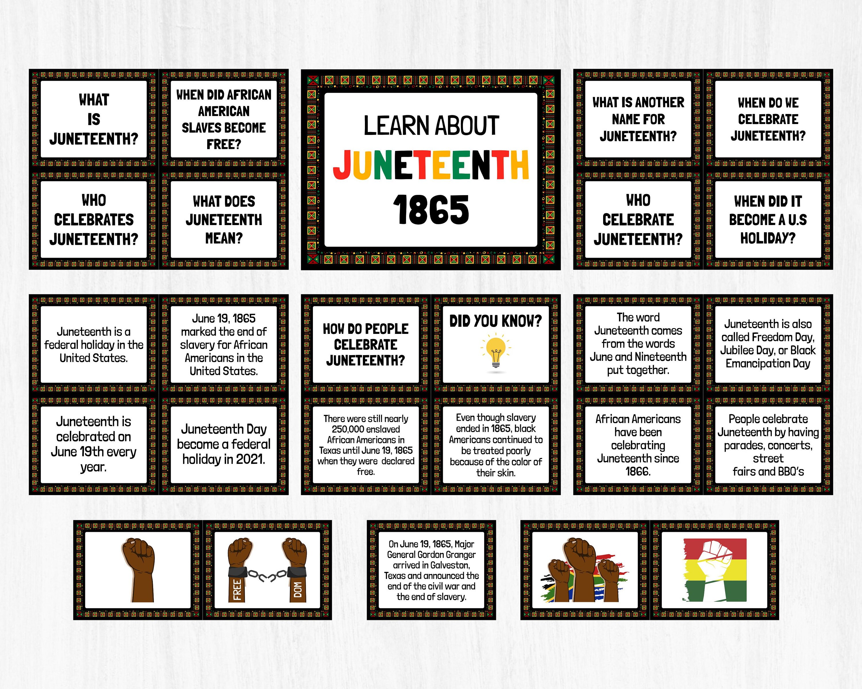 Bulletin Board Wallart Black History Decor Etsy