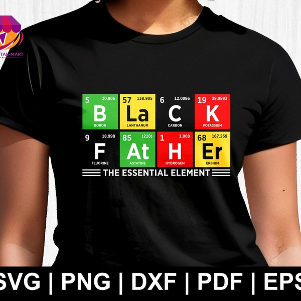 Black Father SVG - juneteenth svg, Essential Element SVG - Father SVG, Father day Svg,