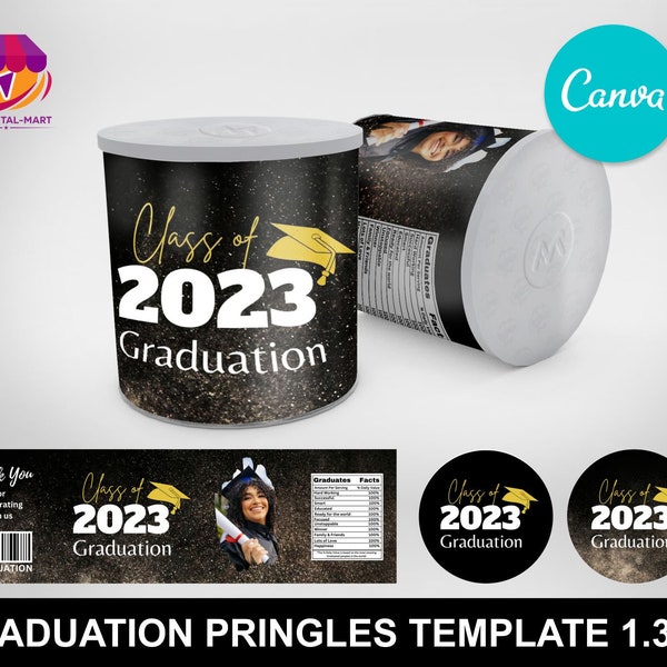 Pringles 1.3 oz Labels Template | Canva Editable Template | Digital Item | pringles template