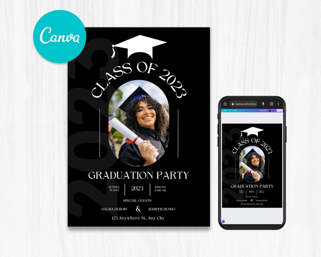 Graduation Invitation 2023 Class of 2023 Graduation Dinner Party