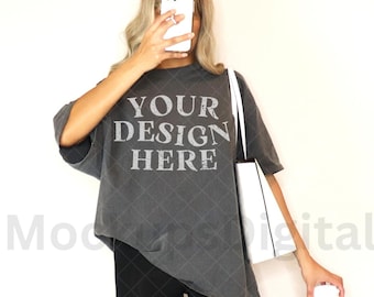 Pepper Comfort Colors Mockup 1717 Pepper Comfort Colors Mockup Comfort Colors 1717 Mockup Pepper C1717 Pepper Mockup Selfie Mockup Trendy