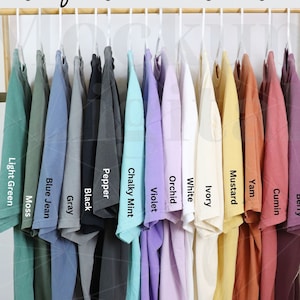 Komfortfarben 1717 Farbkarte Komfortfarben Größentabelle 1717 Farbkarte 1717 Sommerhemd-Farbkarte Übergroße Farben-Karte Trendy-Karte