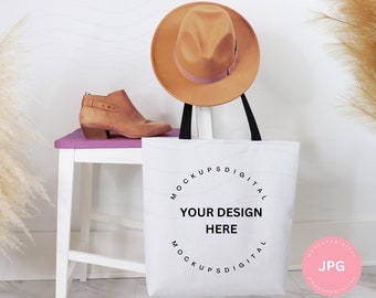White Aop Tote Bag Mockup Printify Mockup Aop Tote Bag Black Handle Tote Bag Mockup All Over Print Tote Bag Grocery Bag Mockup Boho Style