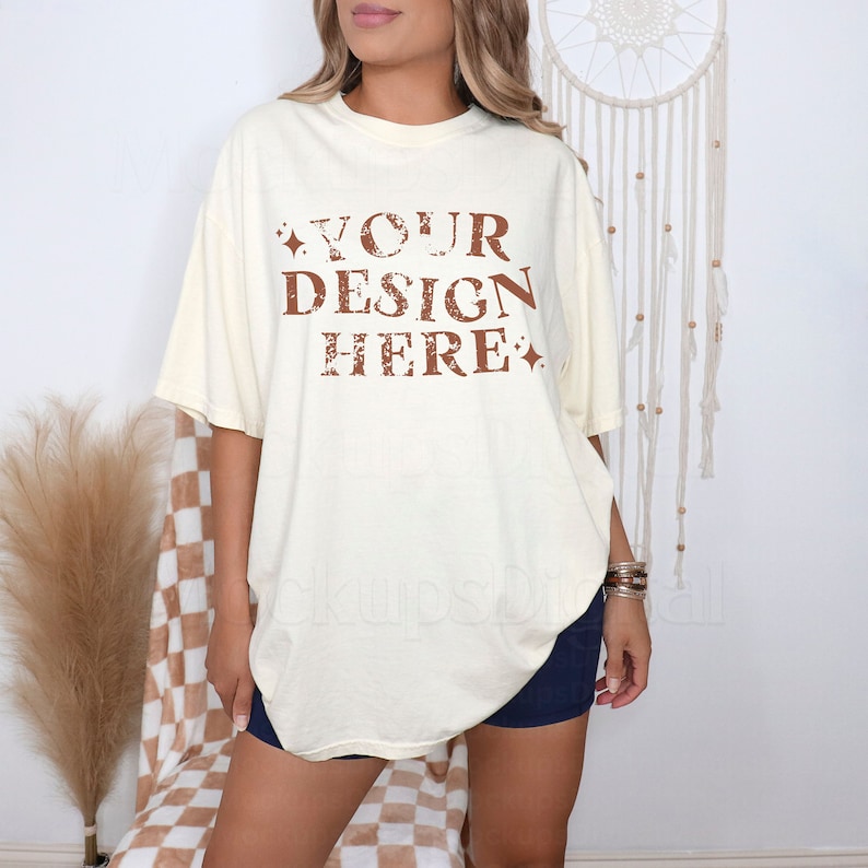 Ivory Comfort Colors Mockup 1717