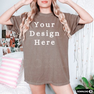 Espresso Comfort Colors Mock Up Comfort Colors C1717 Espresso Shirt Mockup Espresso Comfort Colors 1717 Mockup Comfort Colors Shirt Mock Up