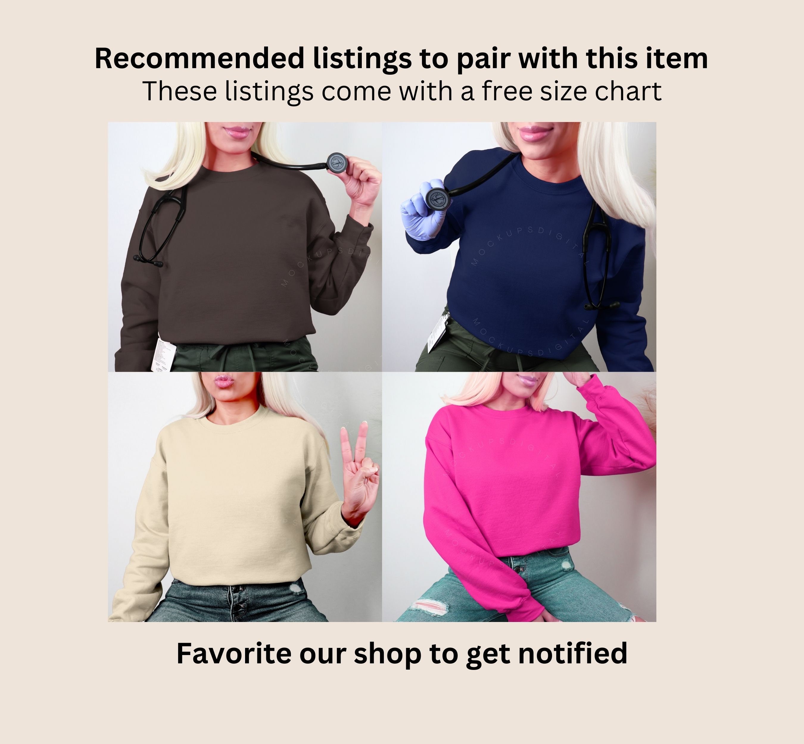 Gildan 5000 Size Chart G500 Size Chart Mockup Gildan Tshirt Etsy