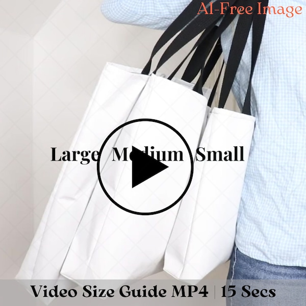 Aop Tote Bag Size Chart Printify Video Mockup Aop Tote Bag Mockup All Over Print Tote Bag Tote Bag Size Mock Up Bag Black Handle Tote Bag