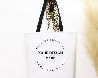 AOP Tote Bag Mockup Tote Bag Mockup Aop Tote Bag Mockup With Black Handles Bag Mockup Aesthetic Mockup Boho Bag Mock Up Printify Mockup