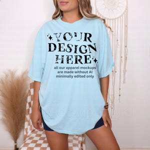 Chambray Comfort Colors Mockup Comfort Colors 1717 Chambray Mockup Light Blue Shirt Mockup 1717 Chambray Comfort Colors Mockup Chambray 1717