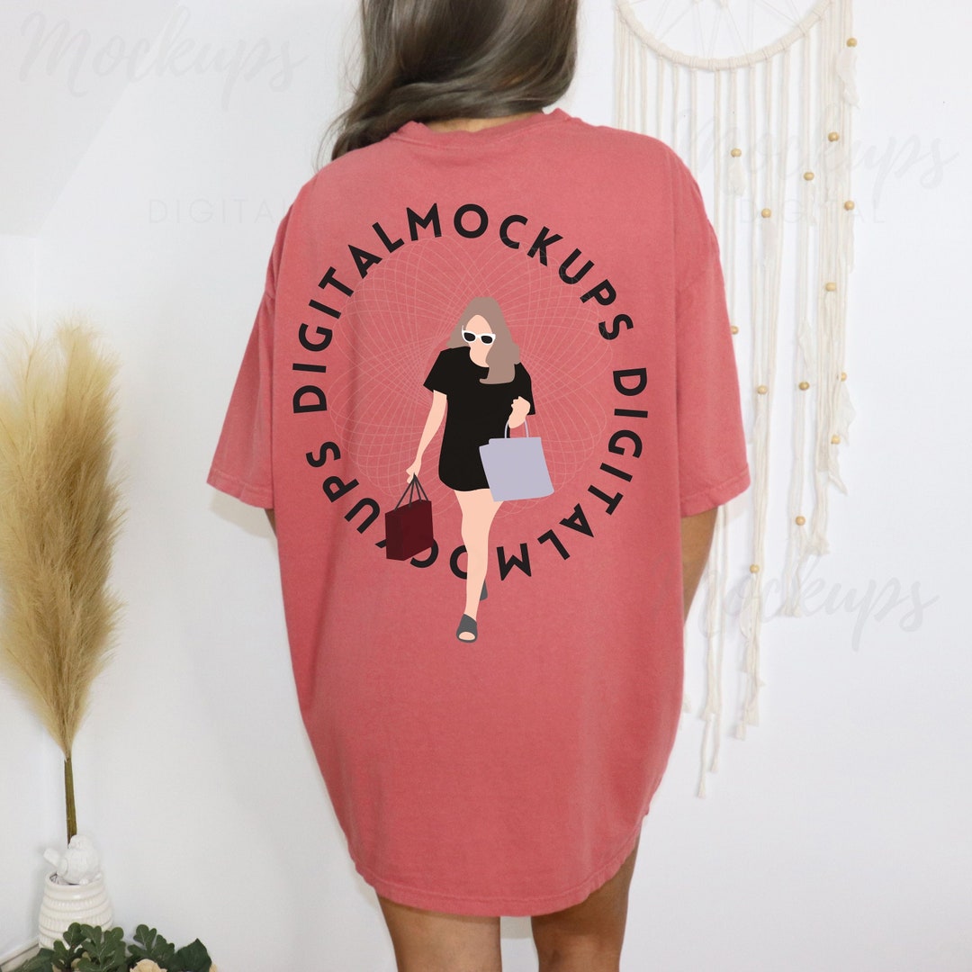 Comfort Colors Cumin Mockup Oversized Comfort Colors Mockup Etsy