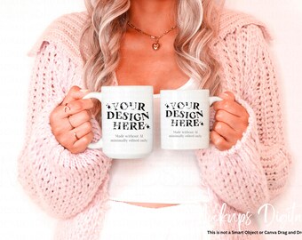 Maqueta de taza de cerámica blanca Maqueta de taza blanca 11 oz 15 oz Maqueta de taza de café Maqueta de taza de 15 oz Maqueta de taza blanca de 11 oz Maqueta de taza de café Vasos y tazas