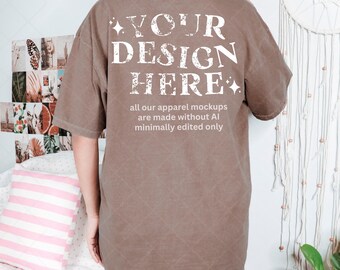 Esppresso Comfort Colors Mockup 1717 Espresso Mockup Espresso 1717 Mockup Espresso Shirt Mockup Oversized Shirt Mockup Retro Mockup 1717