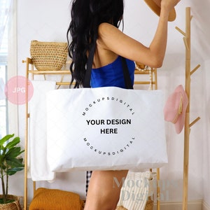 Black Handle Weekender Bag Mockup Printify Weekender Mockup Tote Bag Mockup Weekender Bag Mock Up Weekender Black Handle Printify Mockup