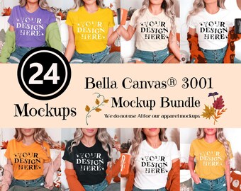 3001 Mockup Bundle Bella Canvas 3001 24 Mockup Bundle Shirt Mockup Bundle 3001 Halloween Mockup Shirt Mock Up Tshirt Mockup Fall Mockups