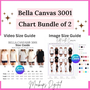 編集可能なBella Canvas 3001ビデオサイズ表 Bella Canvas 3001サイズフィットガイド特大ビデオサイズ表 3001サイズ 3001 Bellaサイズ表