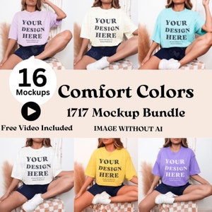 Comfort Colors Mockup Bundle Espresso Mockup Espresso Comfort Colors Mockup C1717 Shirt Mock-up Bundle Retro Shirt Mockups Pepper Shirt Mock