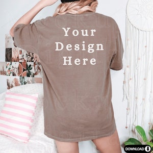 Espresso Comfort Colors Mock Up Comfort Colors C1717 Espresso Shirt Mockup Espresso Comfort Colors 1717 Mockup Comfort Colors Shirt Mock Up