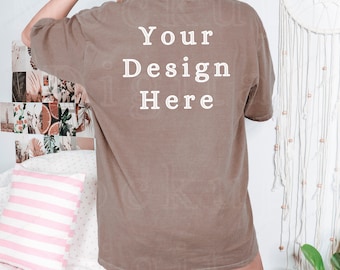 Espresso Komfort Farben MockUp Komfort Farben C1717 Espresso Shirt Mockup Espresso Komfort Farben 1717 Mockup Komfort Farben Shirt MockUp