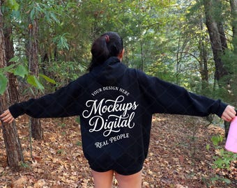 Hoodie Back Mockup Black Hoodie Back Mockup Words On The Back Hoodie Outdoors Hoodie Outdoors Mockup Gildan 18500 Mockup Back Trendy Mockup