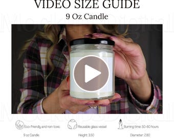 Printify Soy Candle Video Mockup Candle Mockup 9 OZ Candle Mockup Jar Candle Mockup With lid White Label Valentine Candle Mockup Printify