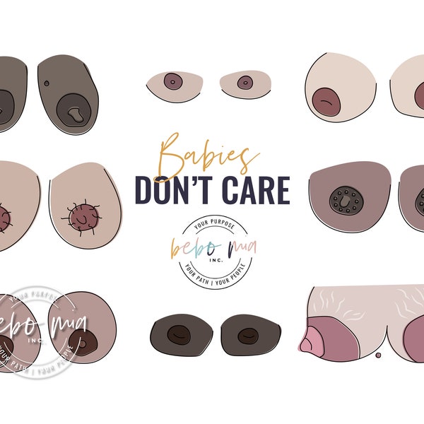 Babies Don't Care - Breast/Chest Diversity Poster