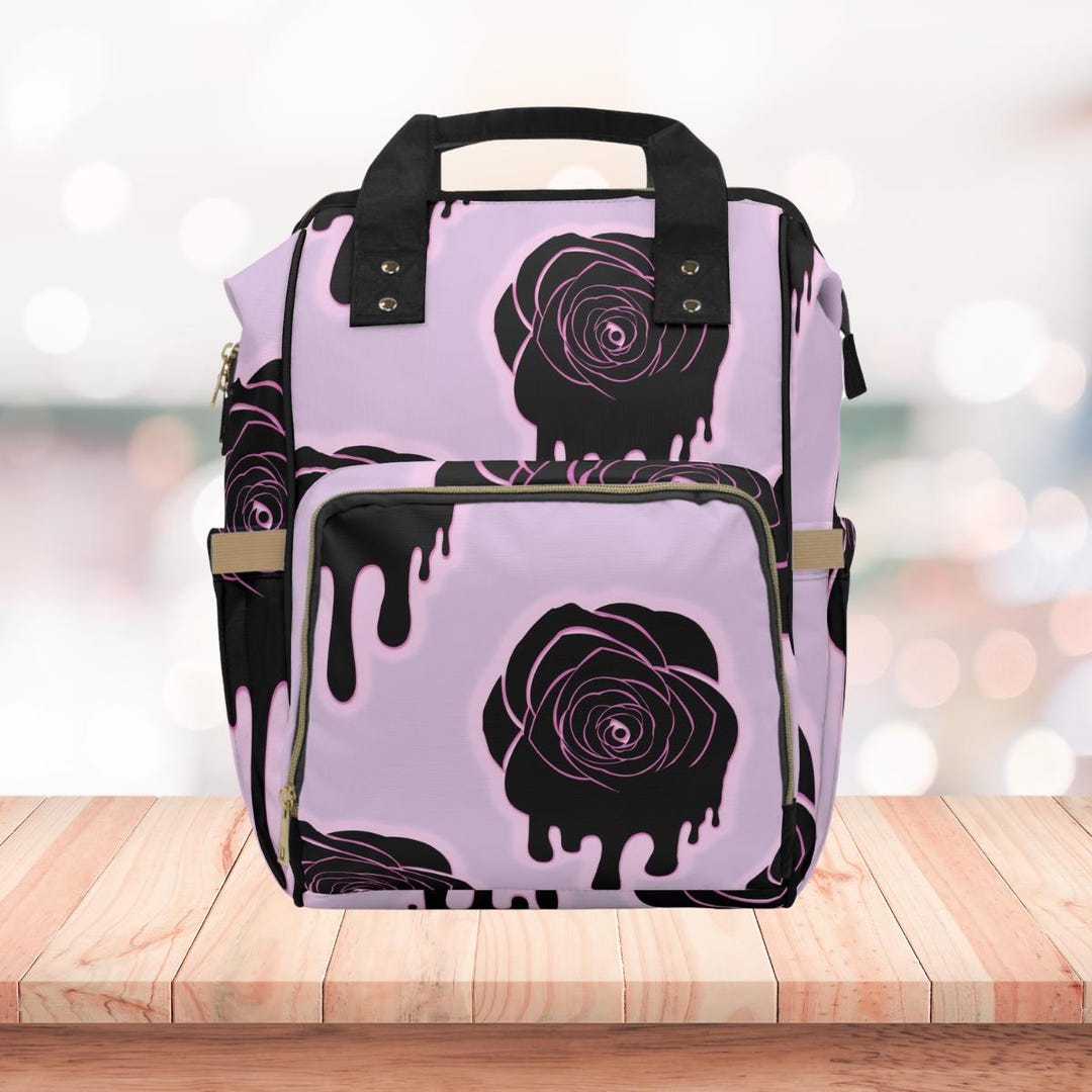 Moon - Nicole Stylish Maternity/Diaper Bag (Pink) main image 1