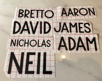 Custom Vinyl Decals: Personalized Name Stickers for Cups, Car, Gifts