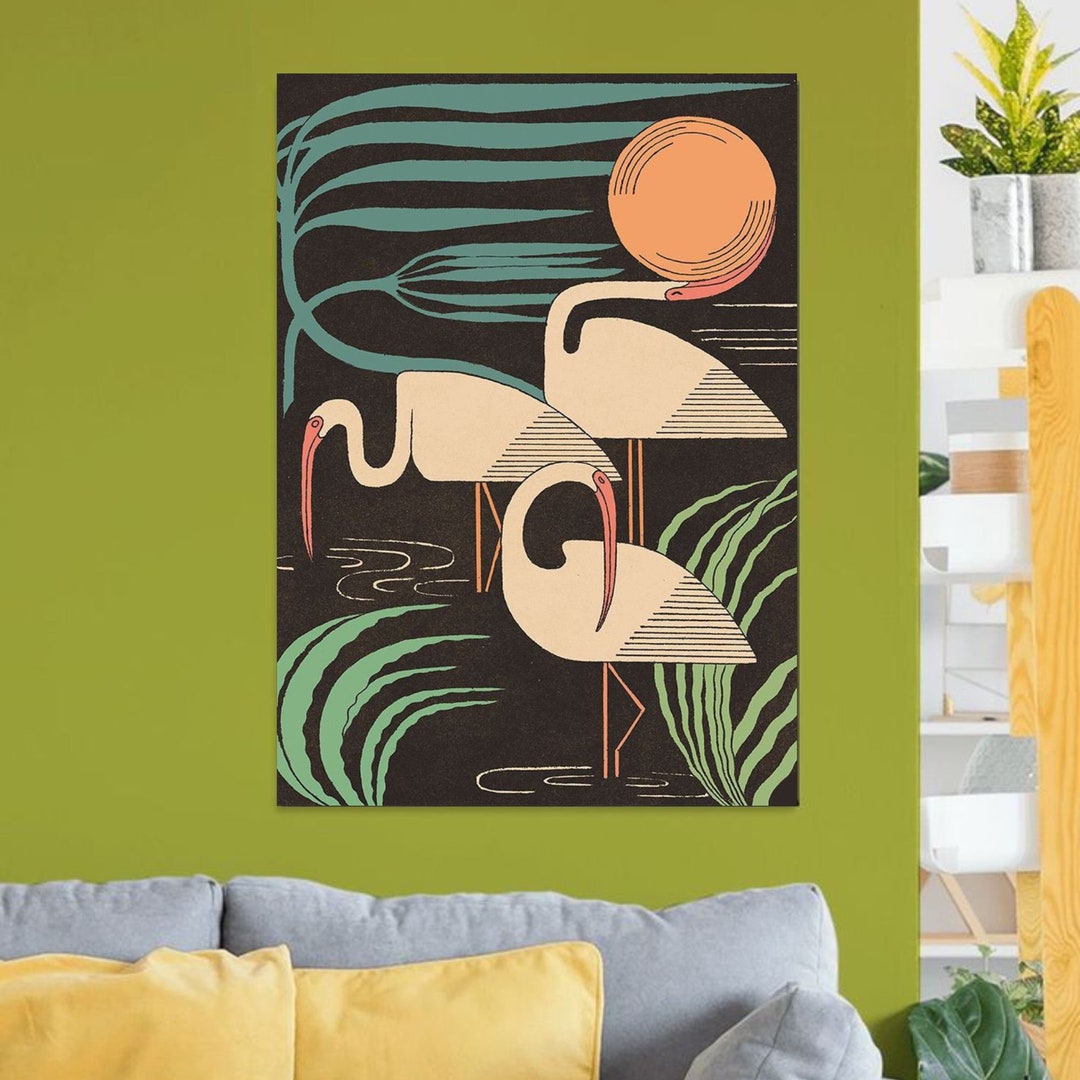 Vintage Style Wall Art Print, Wall Art, Digital Download, Art Print