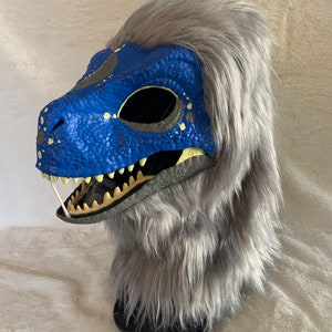 Dino Mask Fursuit Pre-made ~ Fully read Description before purchasing!