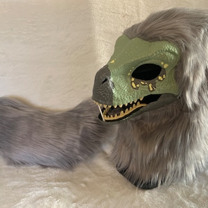 Dino Mask Fursuit Pre-made! ~ Please read description before purchasing!