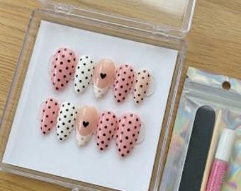 Pink Dot press-ons