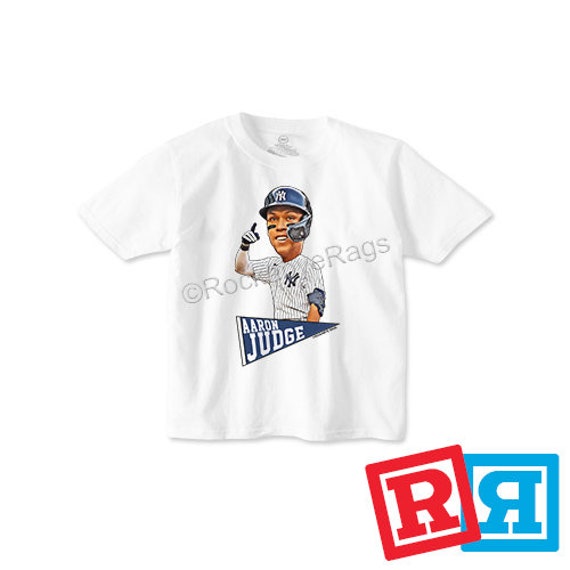 Aaron Judge Bighead Yankees T-shirt Cotton Crew Top Toddler 