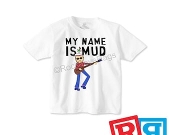Primus Les Claypool T-Shirt Cotton Crew Top Toddler White Short Sleeve