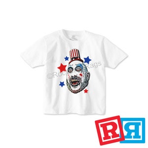 Captain Spaulding House Of 1000 Corpses T-Shirt Cotton Crew Top Toddler White Short Sleeve