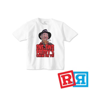Freddy Krueger Nightmare On Elm Street T-Shirt Cotton Crew Top Toddler White Short Sleeve
