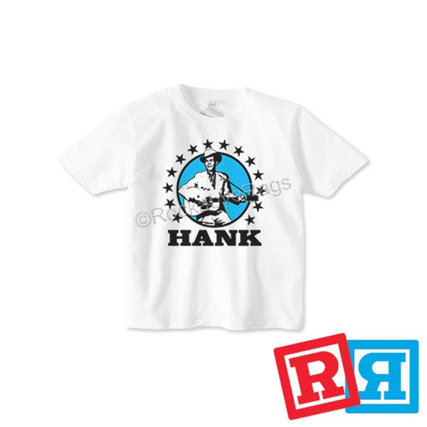 Hank Williams T-Shirt Cotton Crew Top Toddler White Short Sleeve