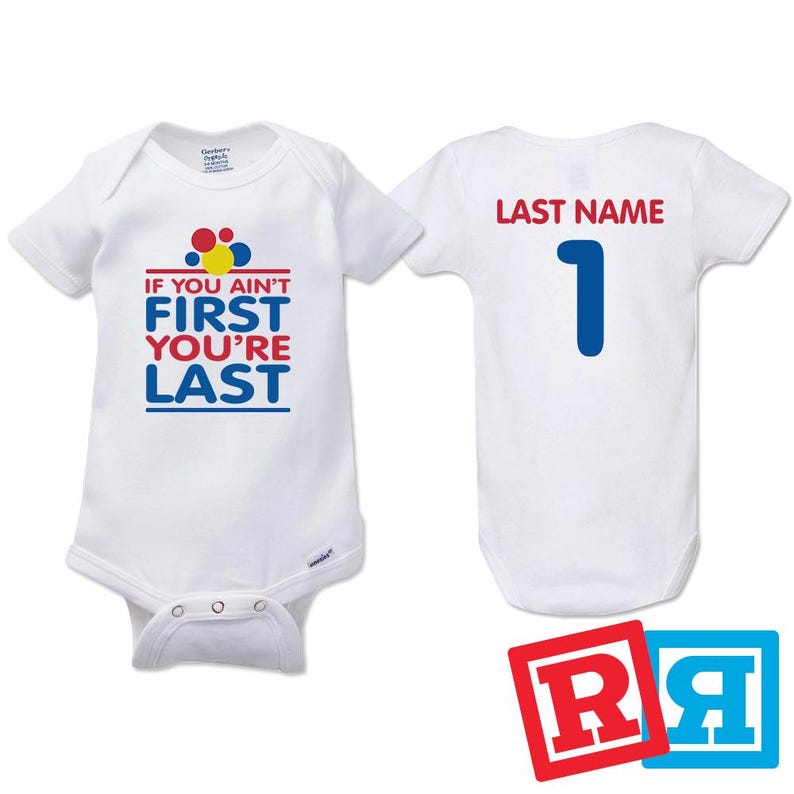 Personalized Talladega Nights baby onesie